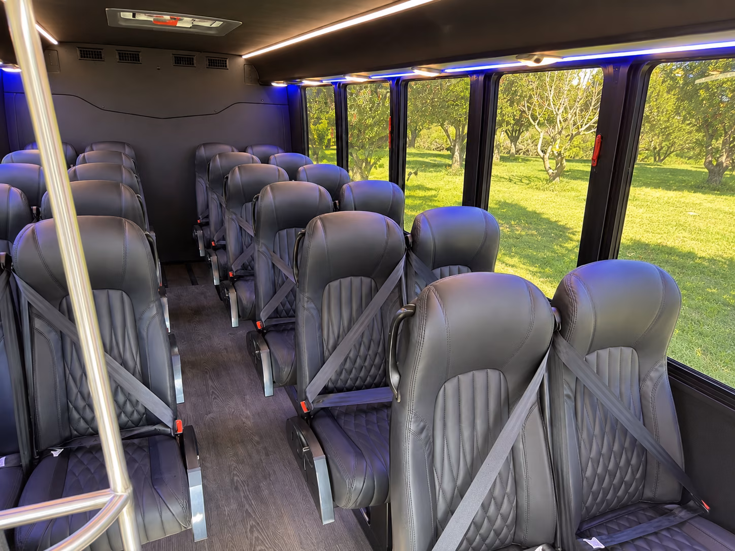 escondido employee transportation onboard seating