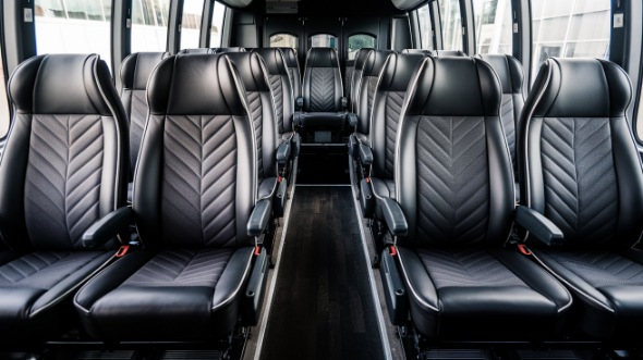 25 passenger minibus inside carlsbad