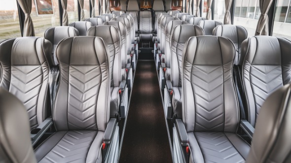 54 passenger charter bus interior vista