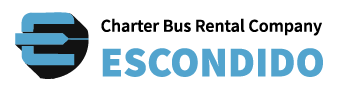 charter bus rental company escondido logo